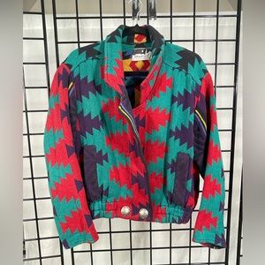 Vintage 80s Navajo Aztec turquoise beauty!